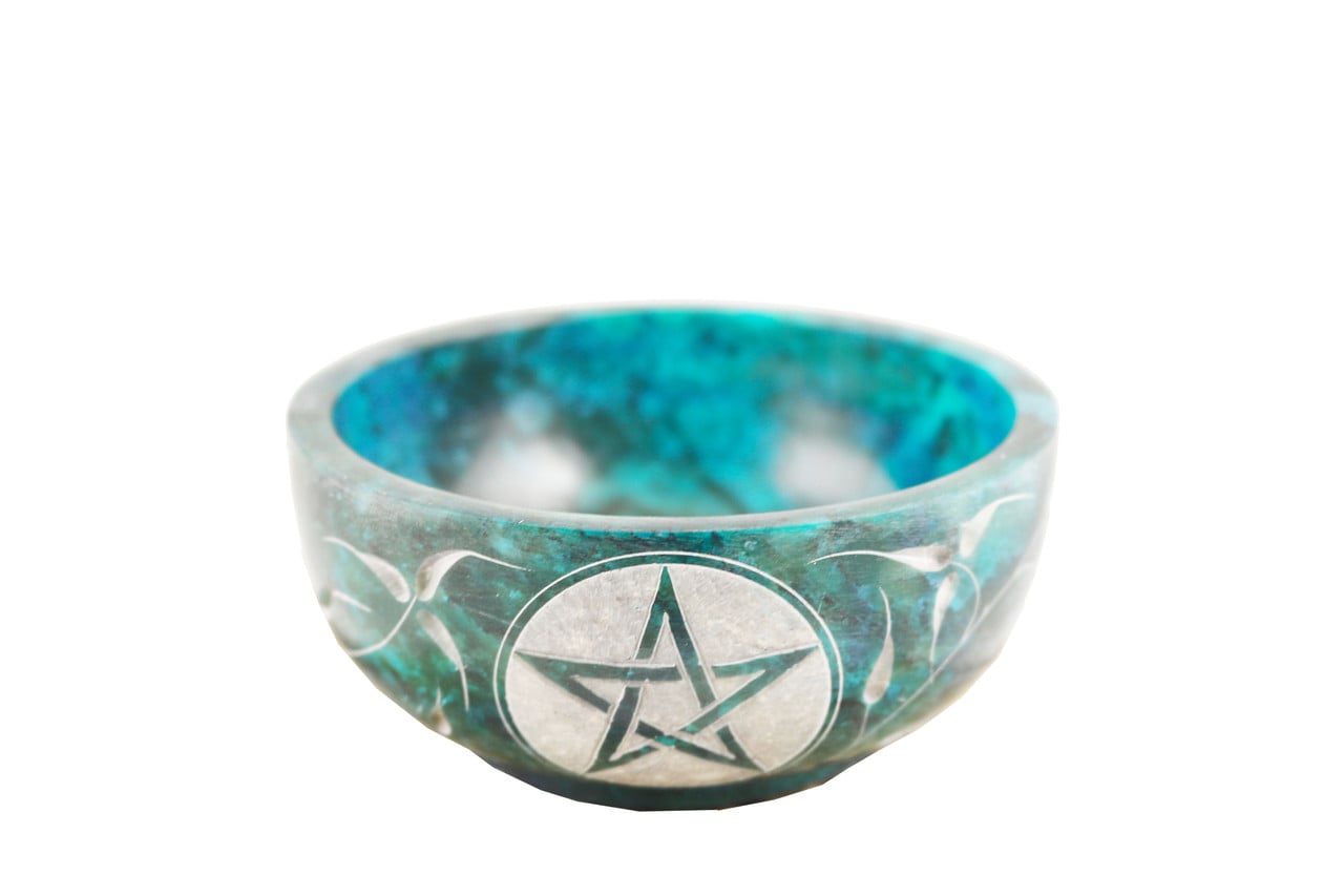 4" soapstone smudge bowl