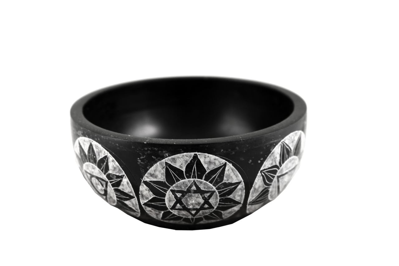 4" soapstone smudge bowl