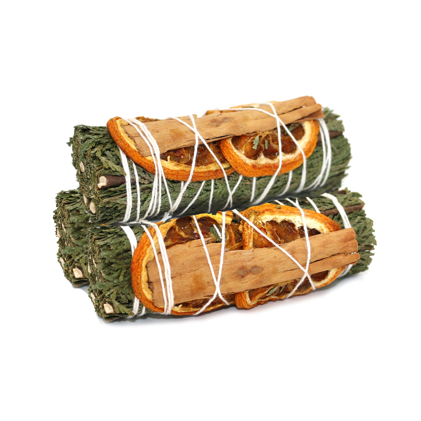 Cedar w/cinnamon, orange smudge stick